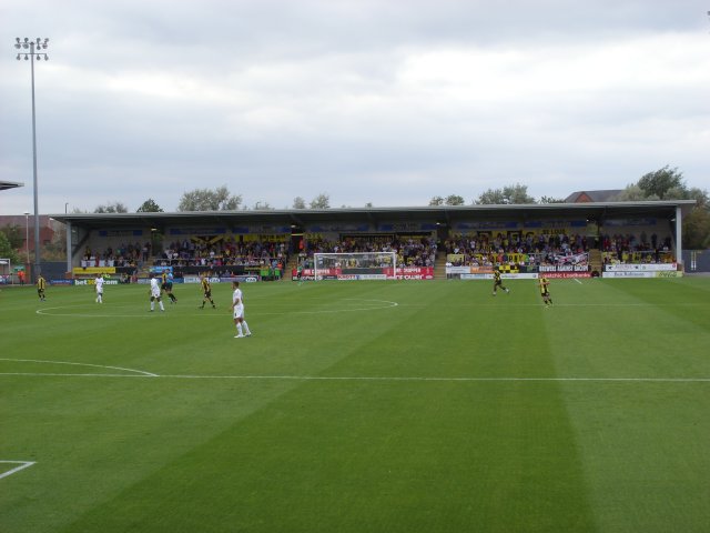 The West Stand During the Match